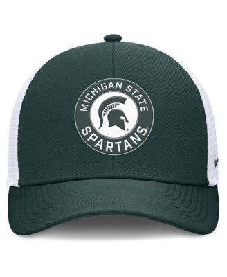 Men's Green/White Michigan State Spartans Rise Primetime Performance Trucker Adjustable Hat
