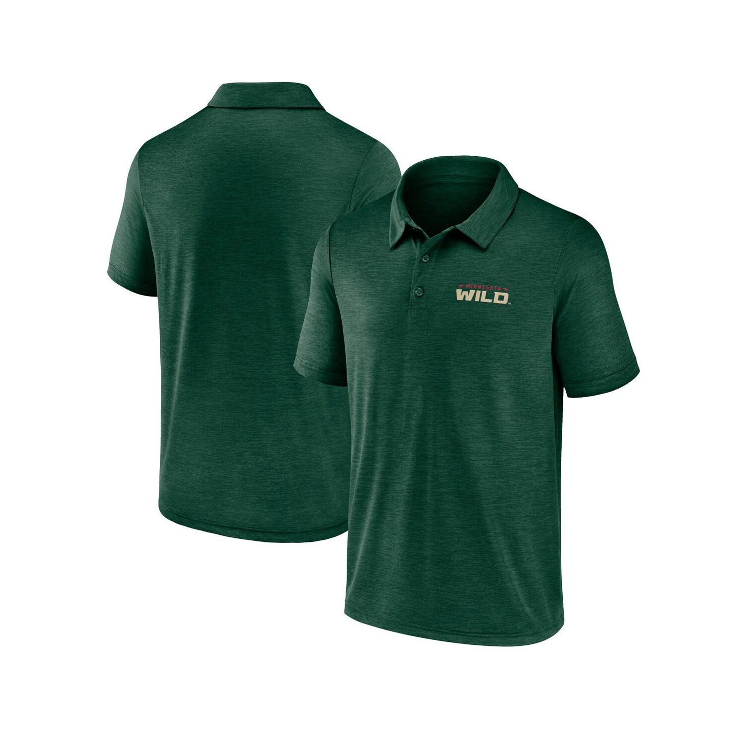 Men's Green Minnesota Wild Unstoppable Polo Shirt