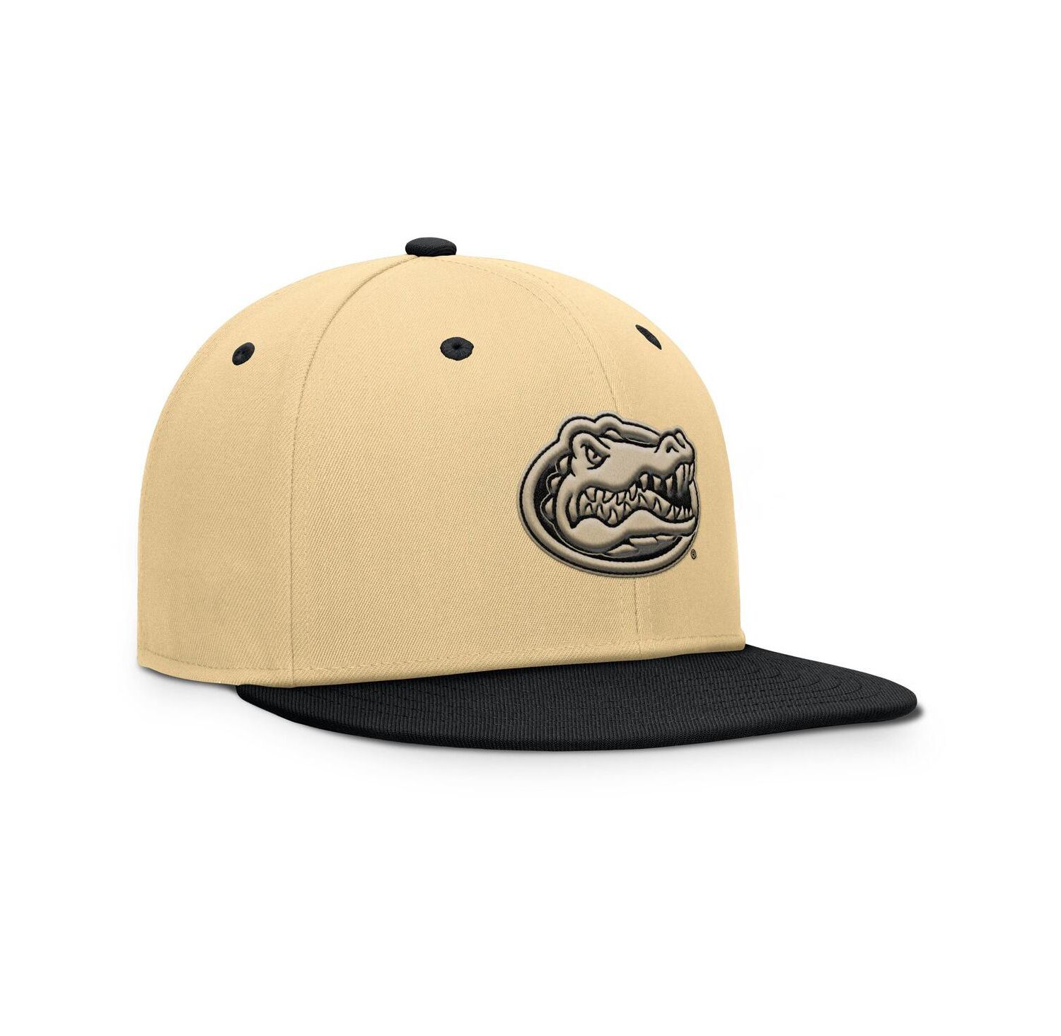 Men's Gold/Black Florida Gators Balance Fitted Hat