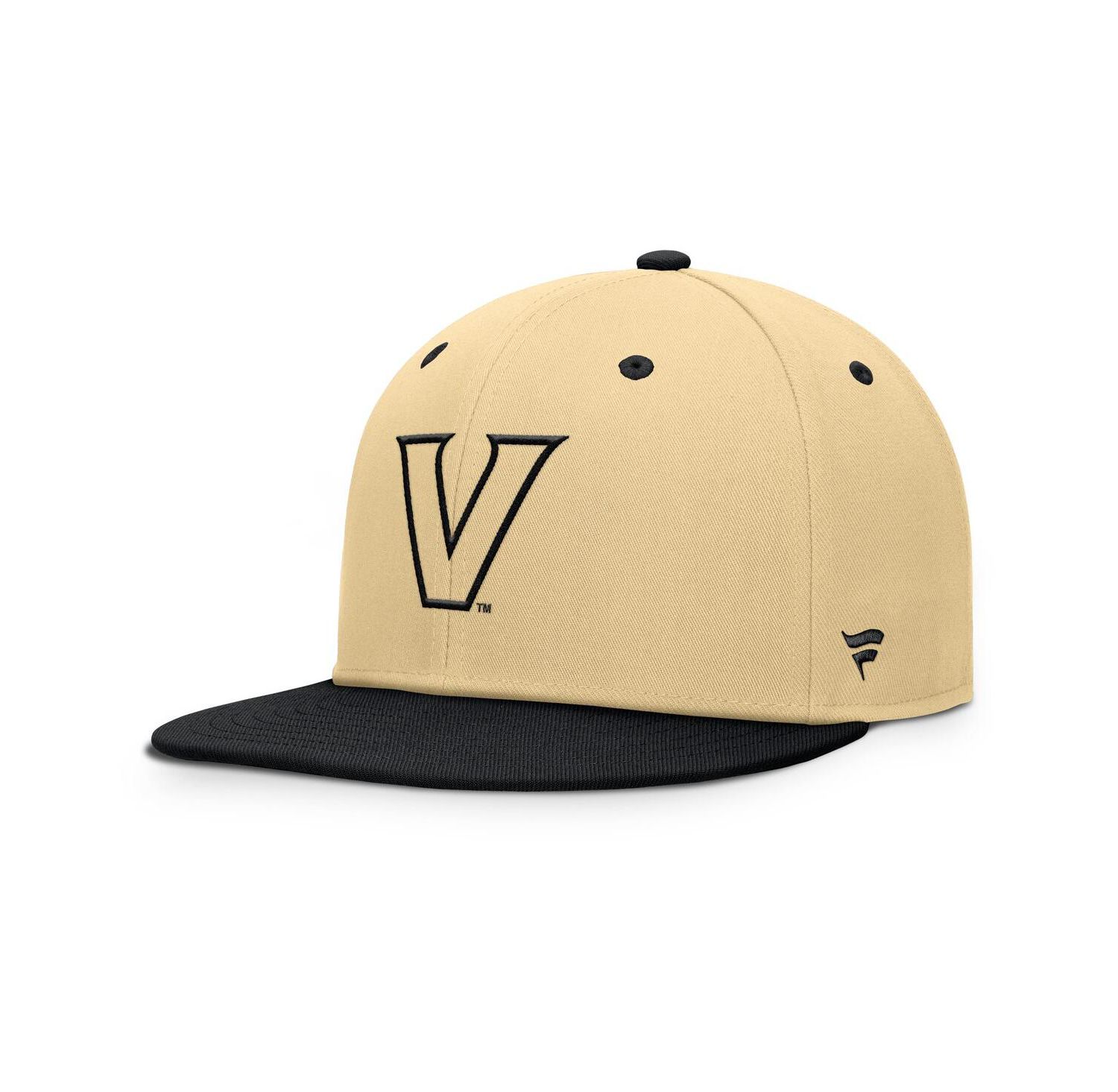 Men's Gold/Black Vanderbilt Commodores Balance Fitted Hat