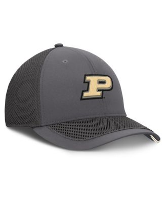 Men's Gray Purdue Boilermakers Clincher Flex Hat