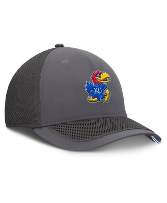 Men's Gray Kansas Jayhawks Clincher Flex Hat