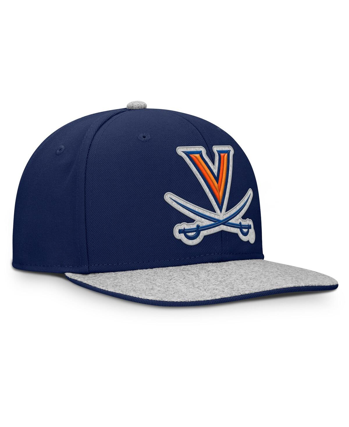 Fanatics Men's Navy Virginia Cavaliers Loden Snapback Hat In Blue