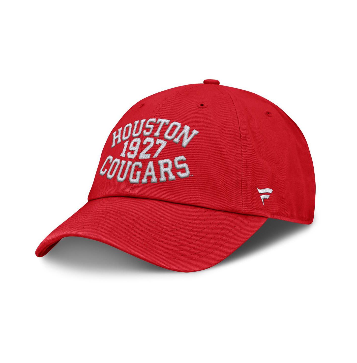 Мужская кепка Fanatics Red Houston Cougars Archer Adjustable Hat — фото 3