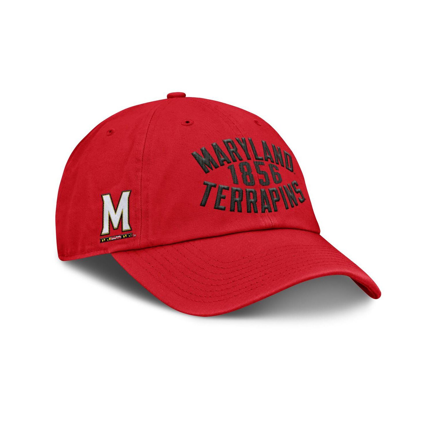 Men's Red Maryland Terrapins Archer Adjustable Hat