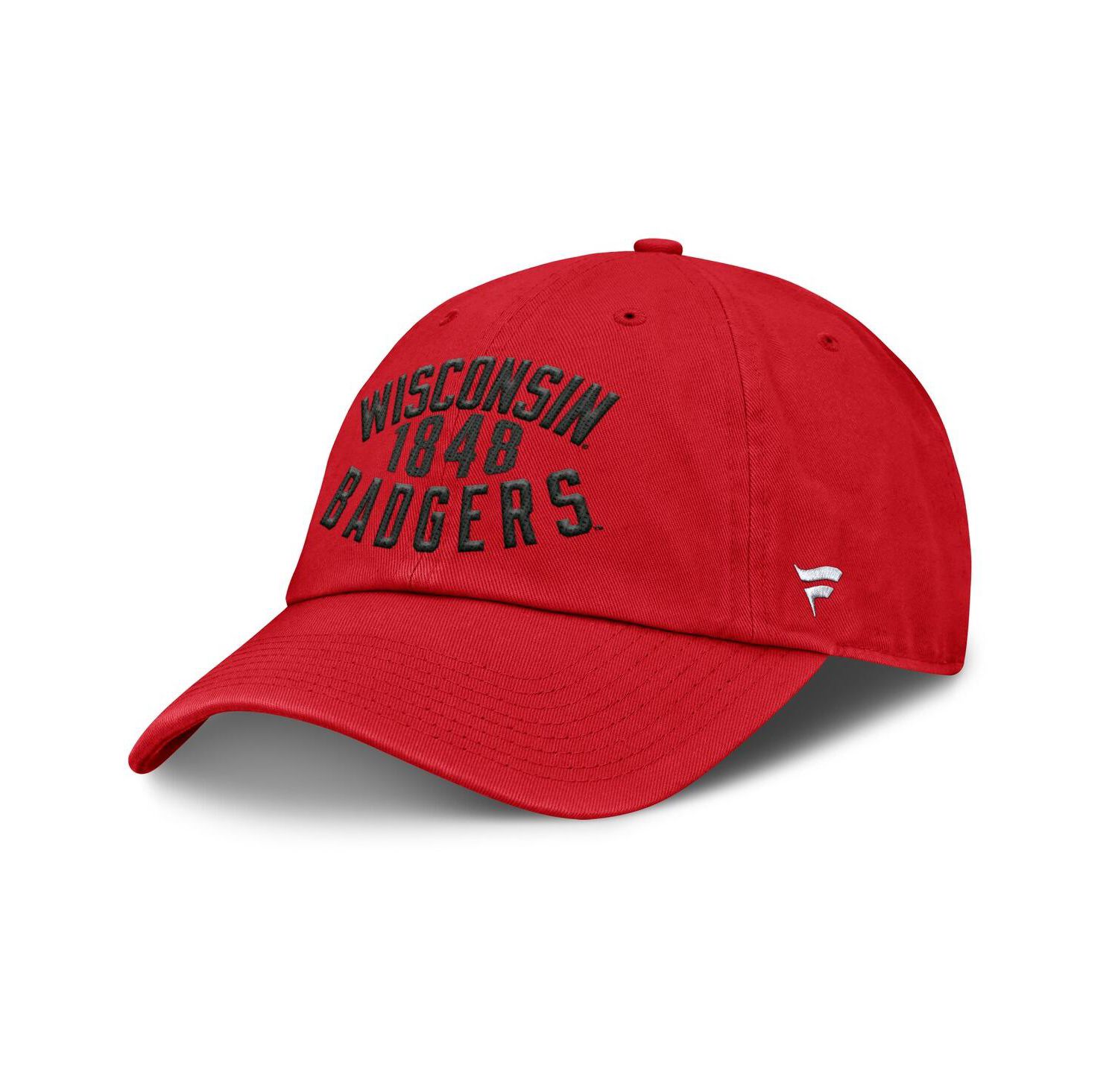 Men's Red Wisconsin Badgers Archer Adjustable Hat