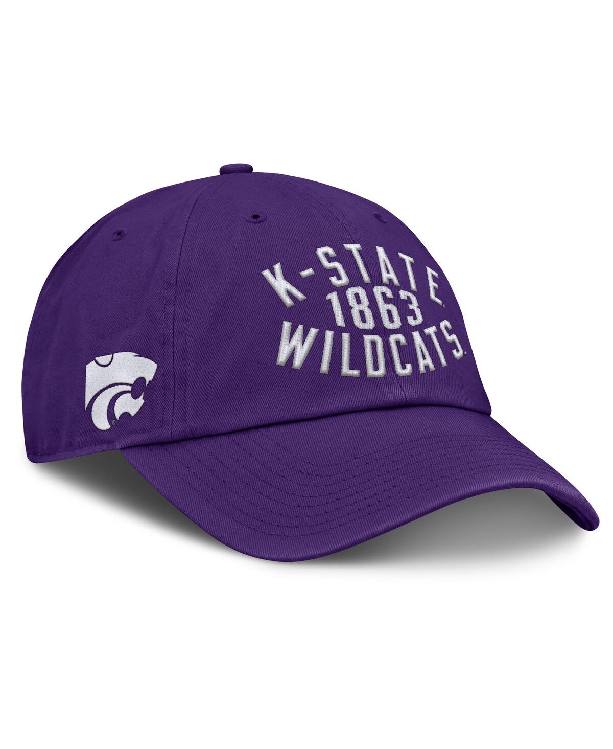 Men's Purple Kansas State Wildcats Archer Adjustable Hat - Purple