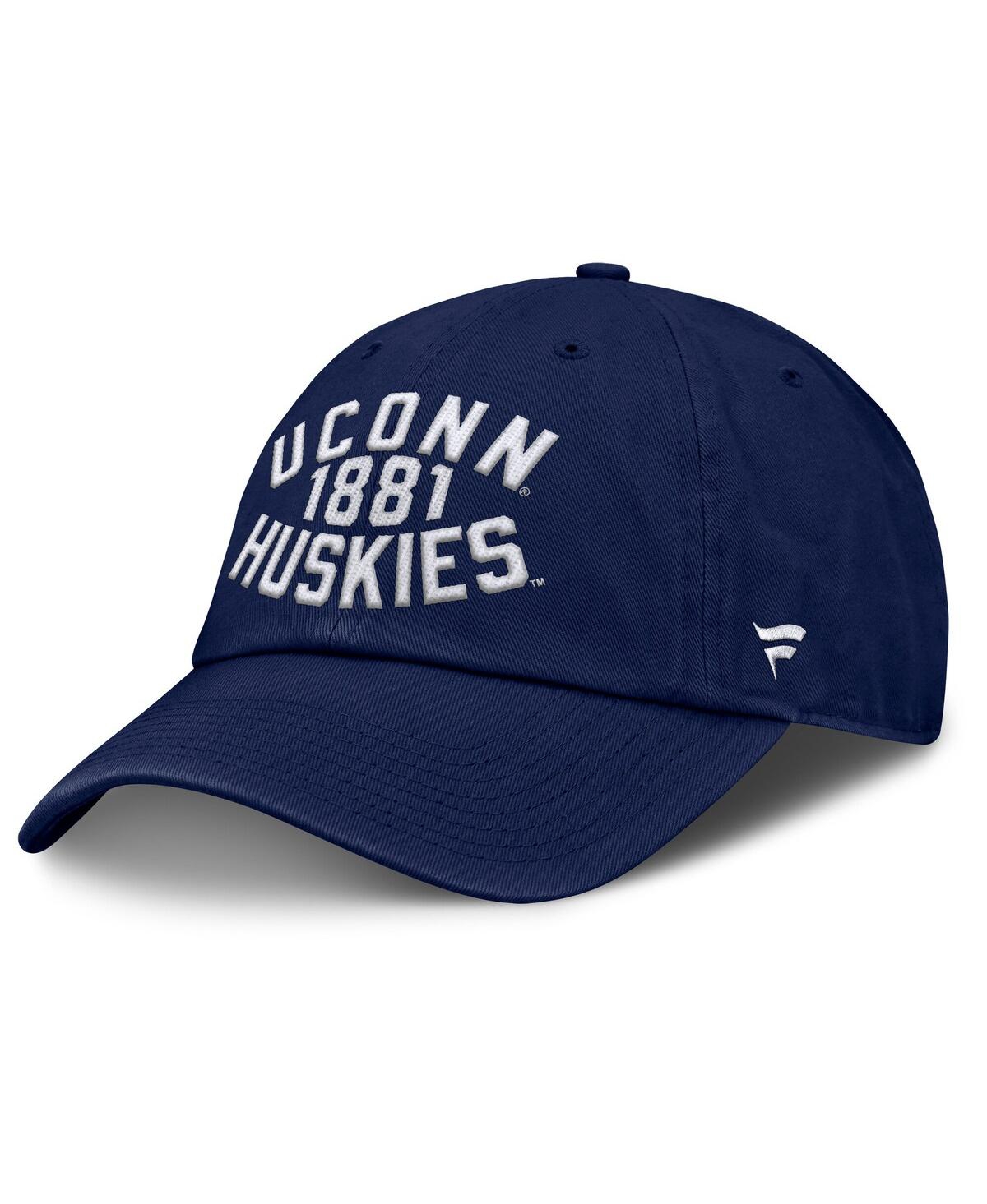 Fanatics Men's Navy Uconn Huskies Archer Adjustable Hat In Blue