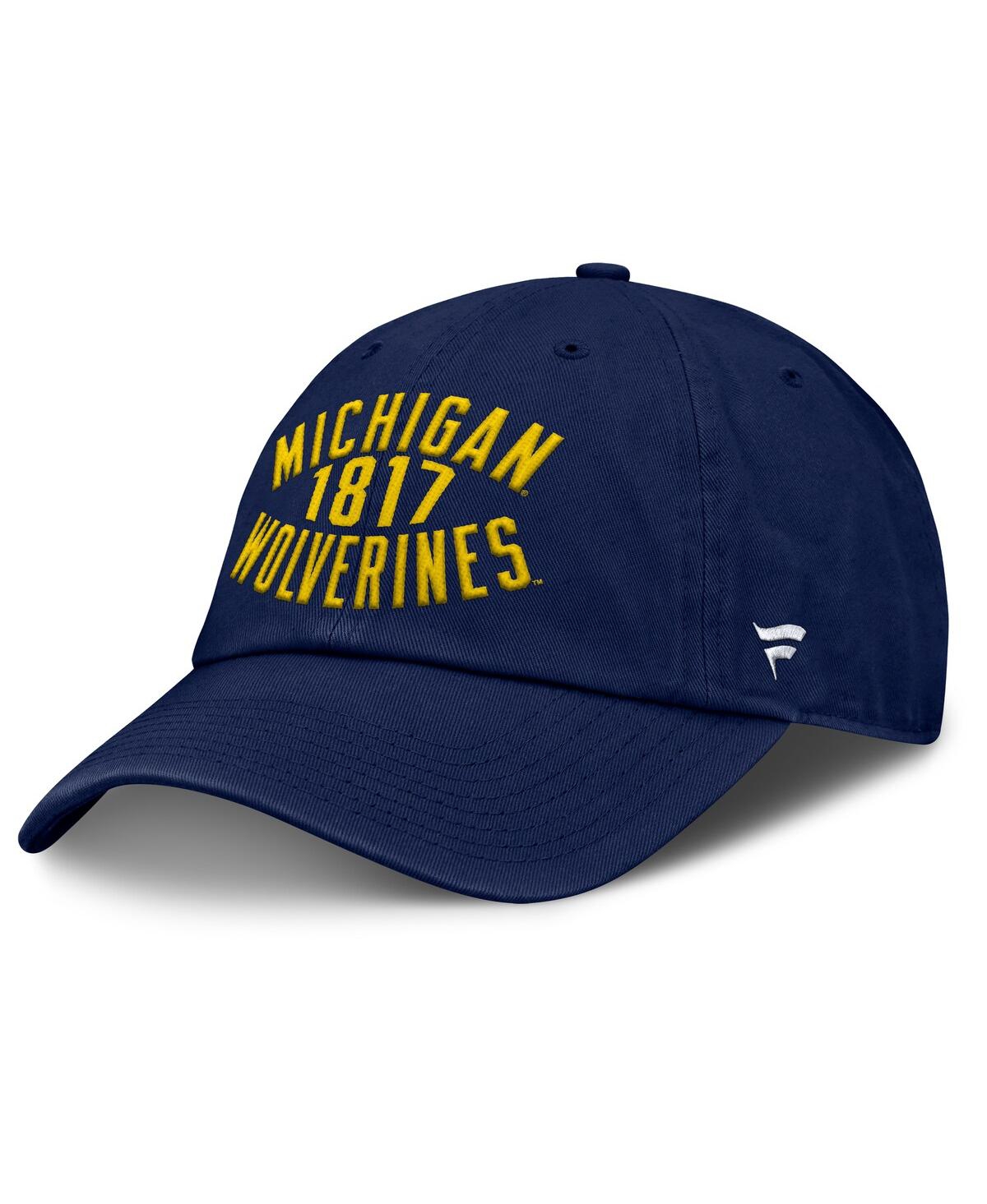 Men's Navy Michigan Wolverines Archer Adjustable Hat - Navy