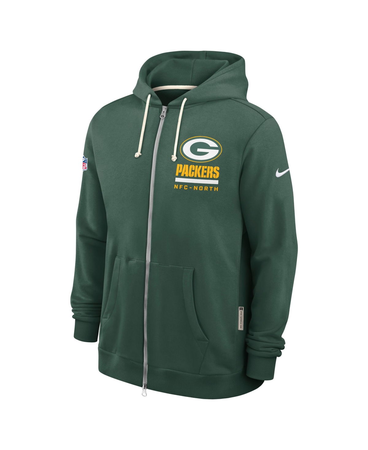 Nike Green Bay Packers Utility Player Sideline  Men's Dri-fit Nfl Full-zip Hoodie In Green