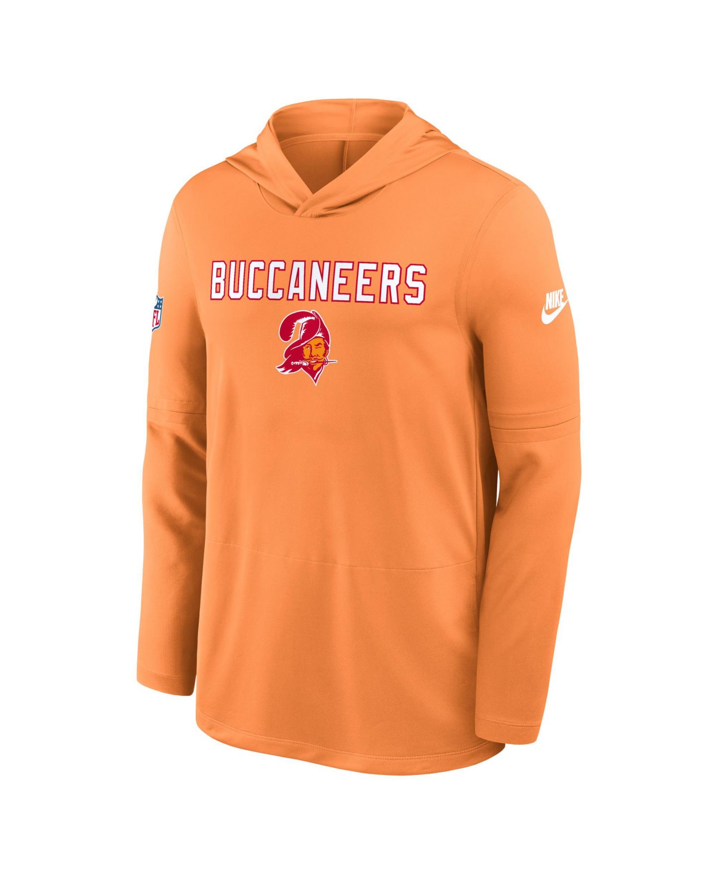 Мужские худи Nike Orange Tampa Bay Buccaneers Alt Pack Pass Accuracy Performance Long Sleeve T-Shirt — фото 2