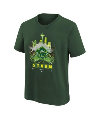 Big Boys and Girls Green Seattle Storm Original Content T-Shirt