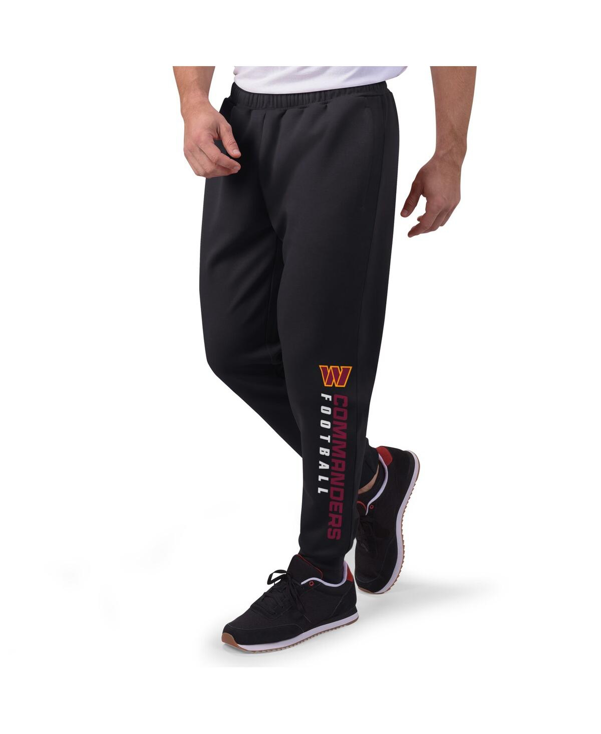 Msx By Michael Strahan Men's Black Washington Commanders Jogger Pants In Black