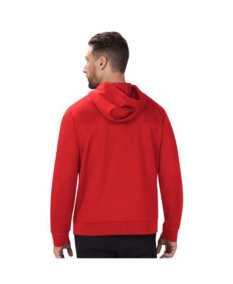 Men's Red Kansas City Chiefs Performance Pullover Hoodie