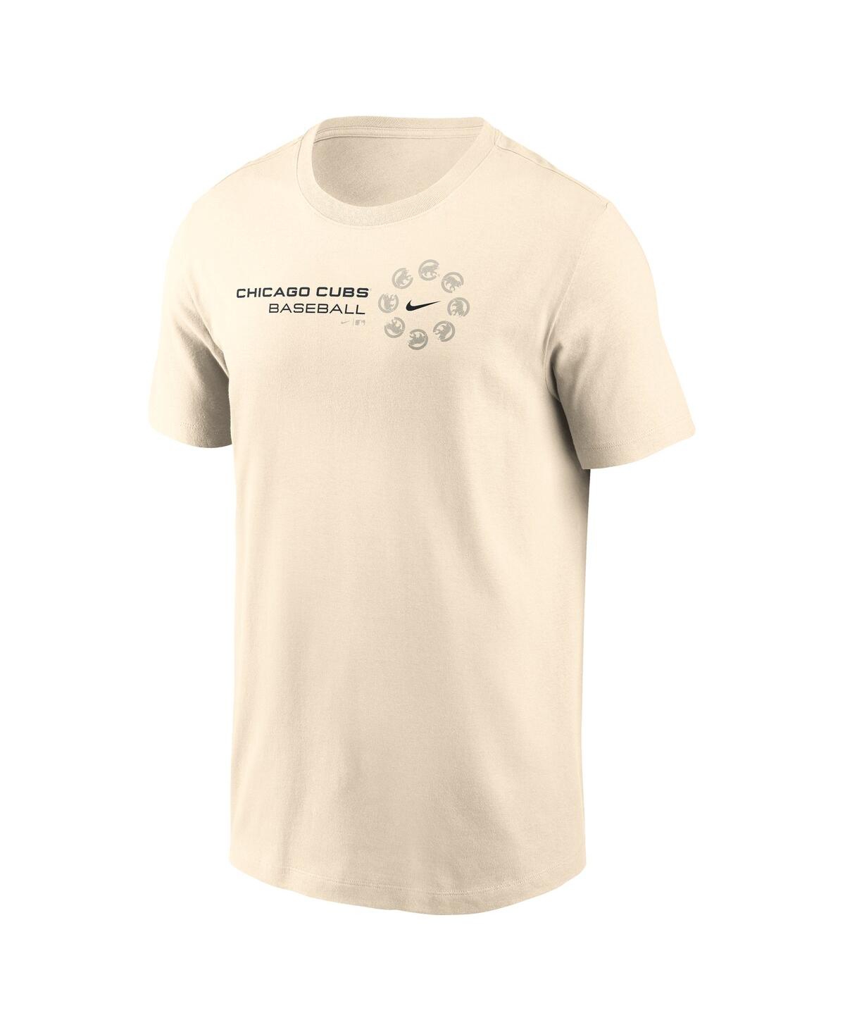 Nike Natural Los Angeles Dodgers Pinwheel Lockup T-shirt In Brown