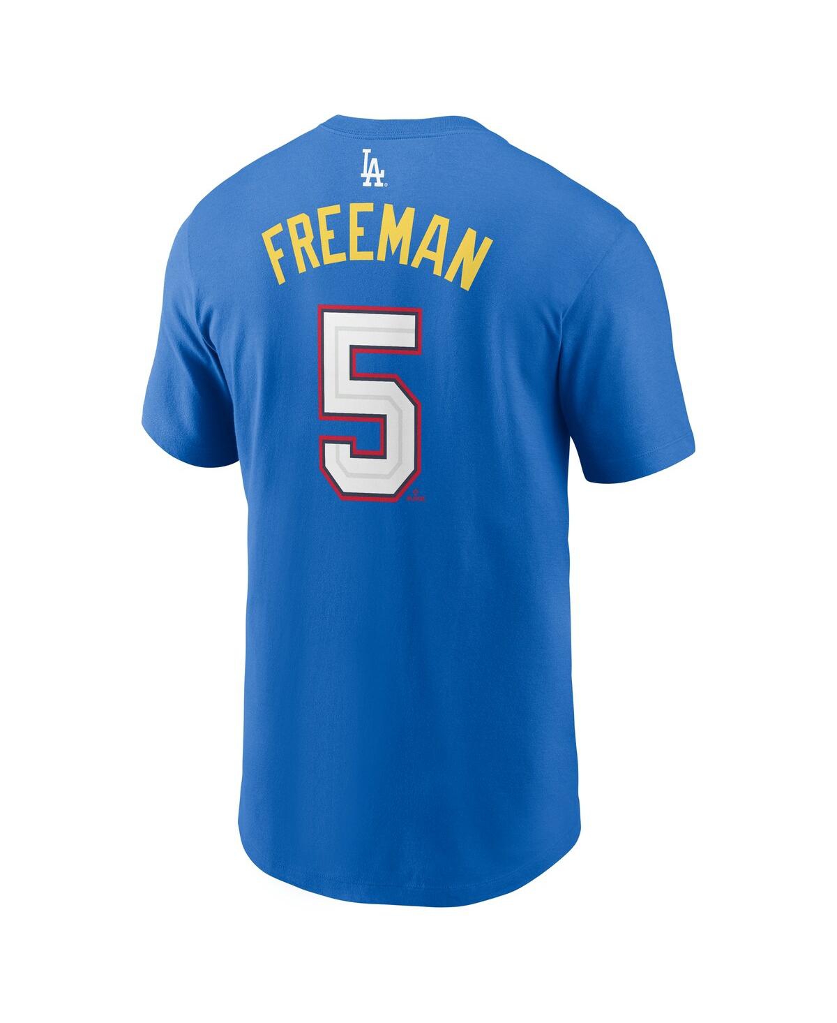 Nike Men's Freddie Freeman Royal National League 2025 All-star Edition Name Number T-shirt In Blue