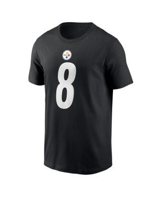 Men's Aaron Rodgers Black Pittsburgh Steelers Name Number T-Shirt