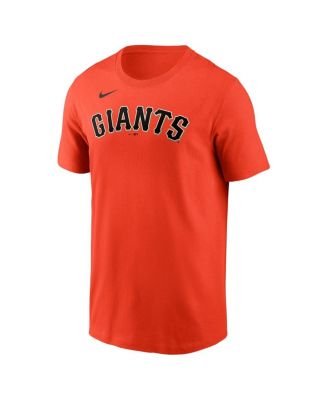 Men's Rafael Devers Orange San Francisco Giants Name Number T-Shirt