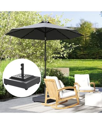 Fillable Patio Umbrella Base Outdoor Umbrella Sd with Wheels