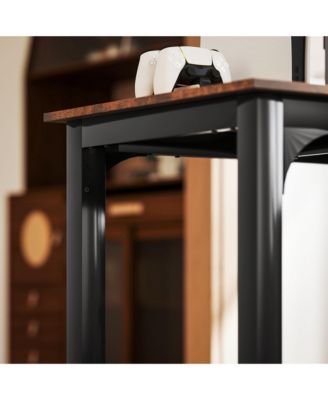 71" Computer Desk, Study Desk with Metal Legs,