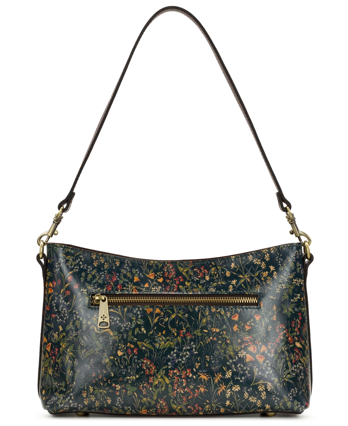 Patricia Nash Betta Medium Leather Crossbody, Created For Macy's In Green
