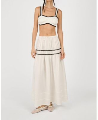 Women's Ruched Crop Top