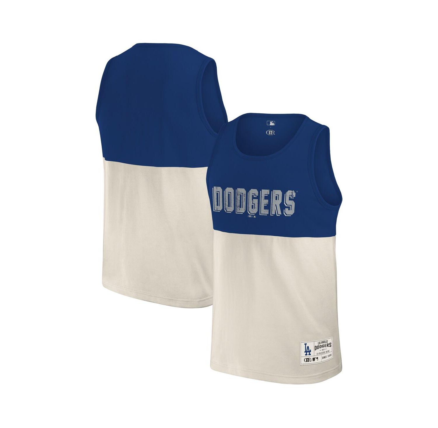 Darius Rucker Collection by Men's Royal Los Angeles Dodgers Color Block Tank Top