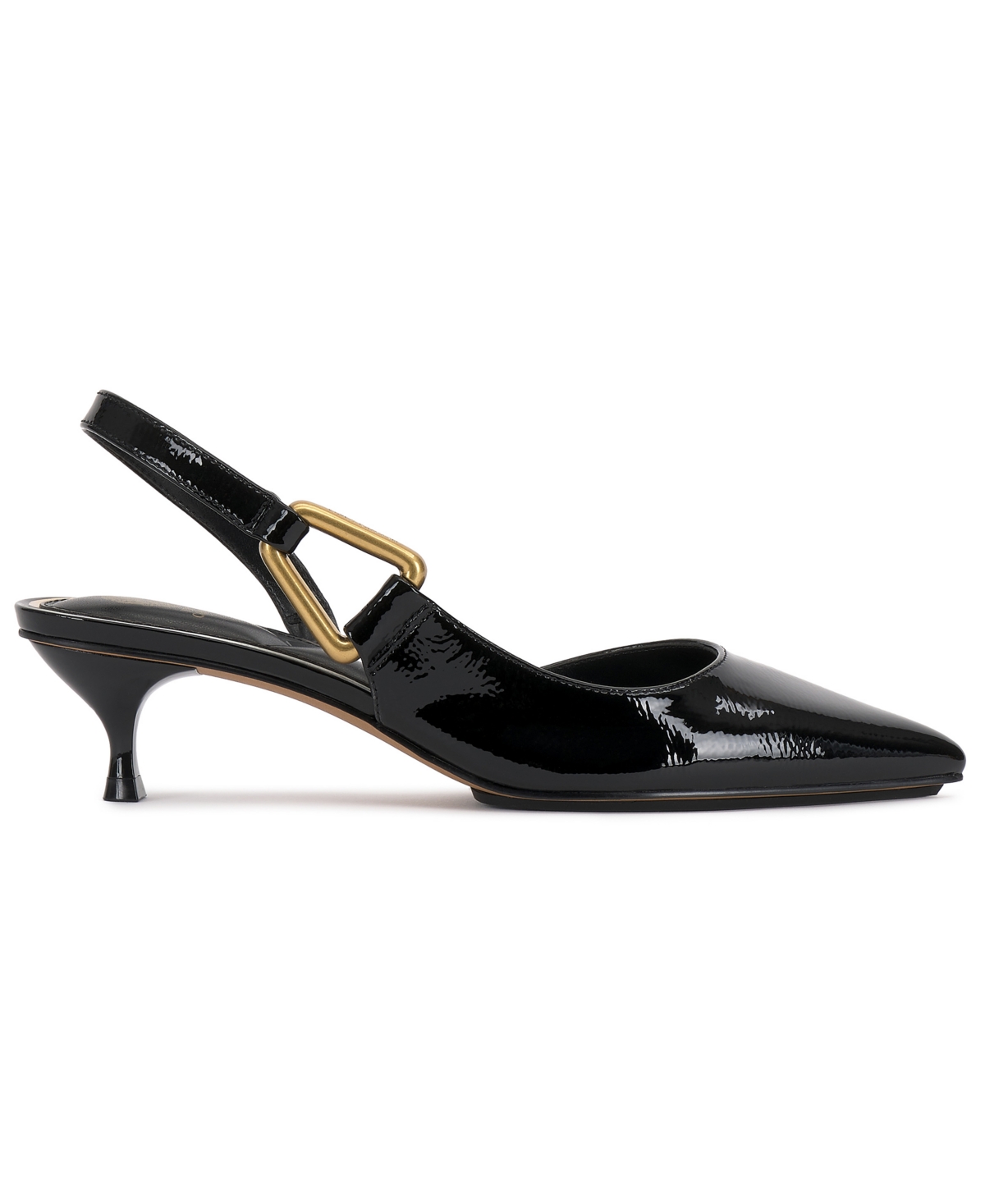 Vince Camuto Women's Inari Slingback Kitten-heel Pumps In Black