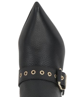 Women's Tyleen Wide-Calf Knee-High Moto Dress Boots