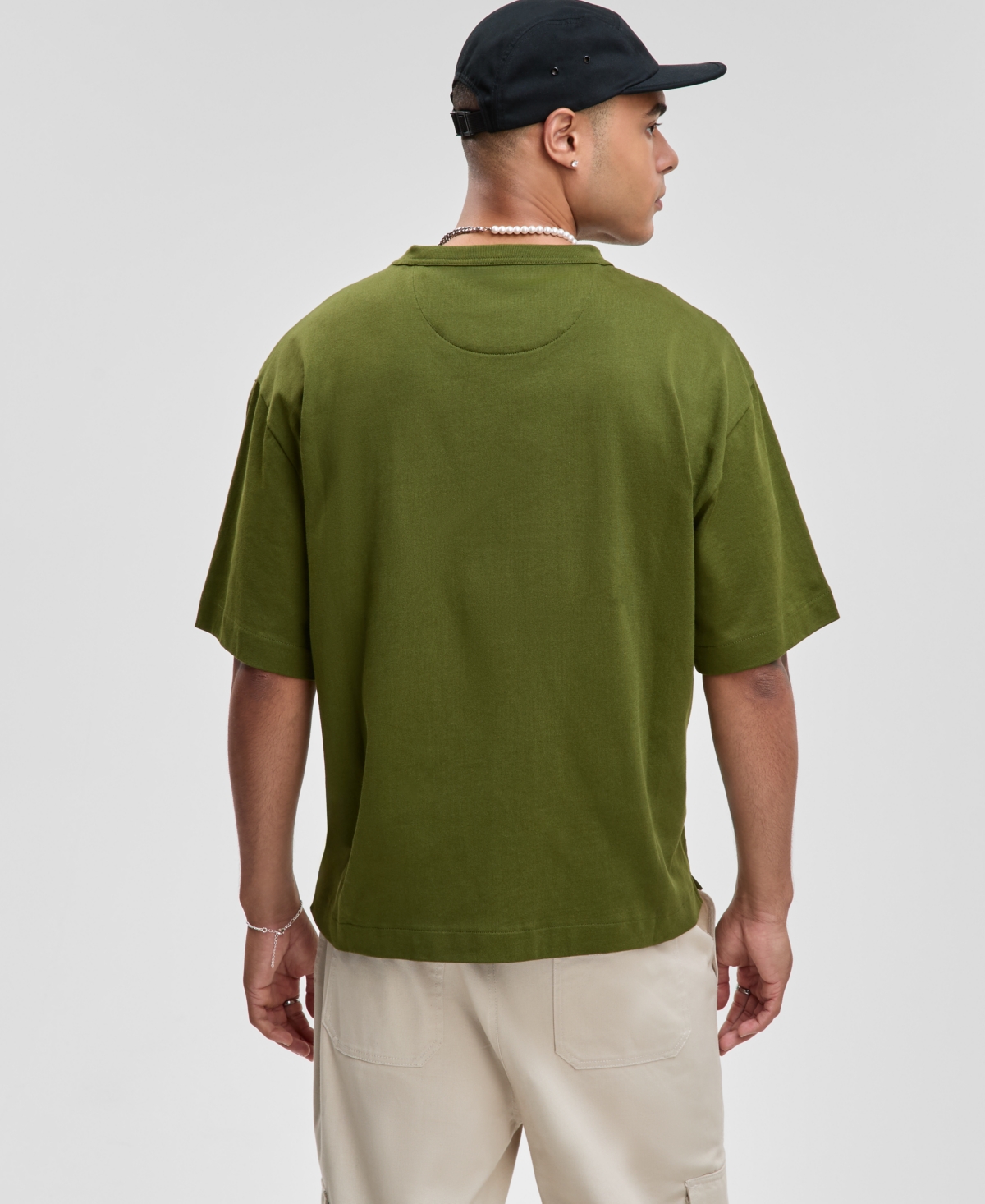 Mode Of One Men's Relaxed-fit Graffiti Graphic T-shirt, Macy's Exclusive In Green