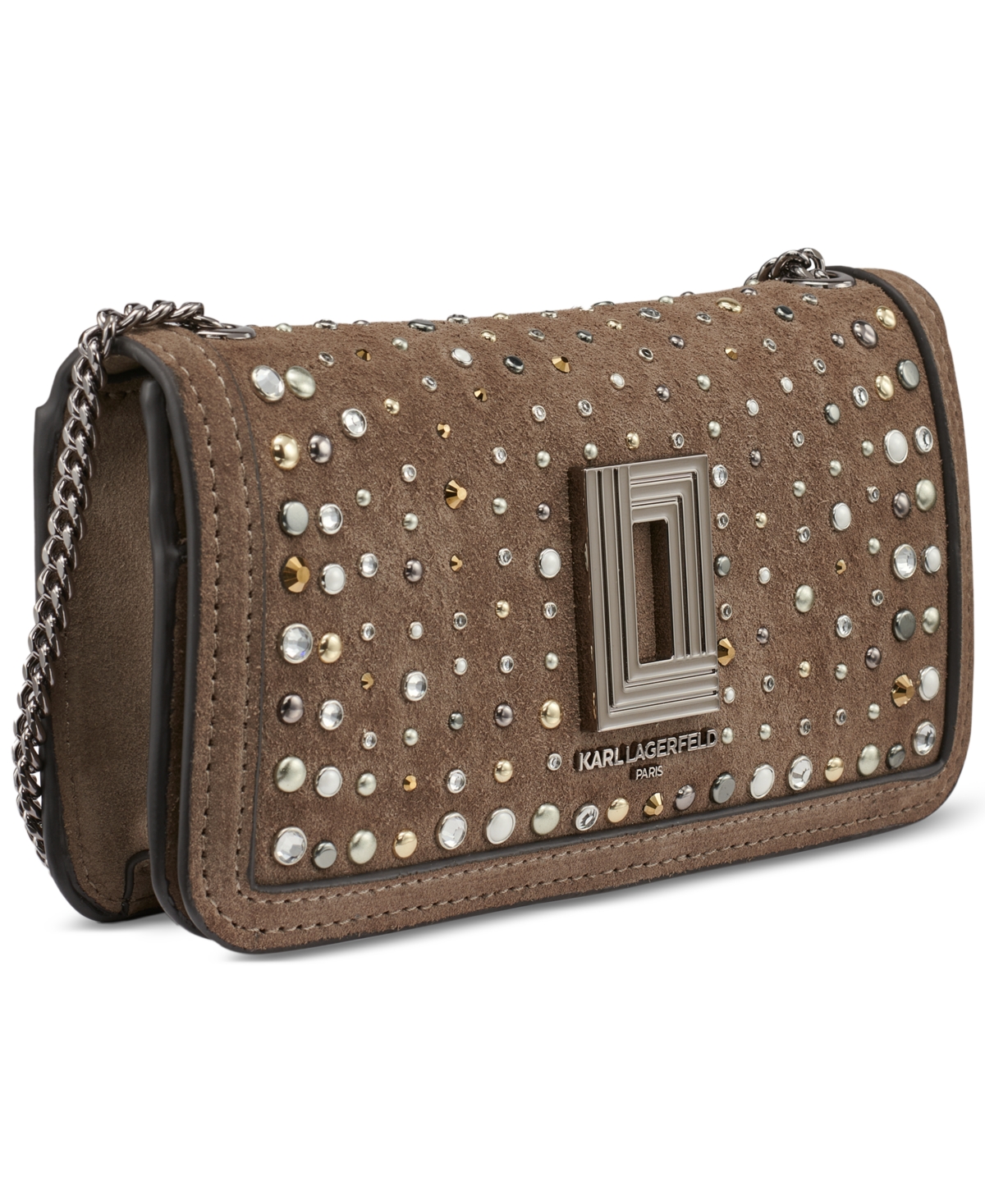Karl Lagerfeld Kosette Mini Leather Shoulder Bag