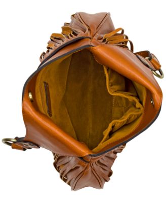 Pienza Medium Leather Shoulder Bag