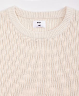 Men's Long-Sleeve Relaxed Crewneck Sweater