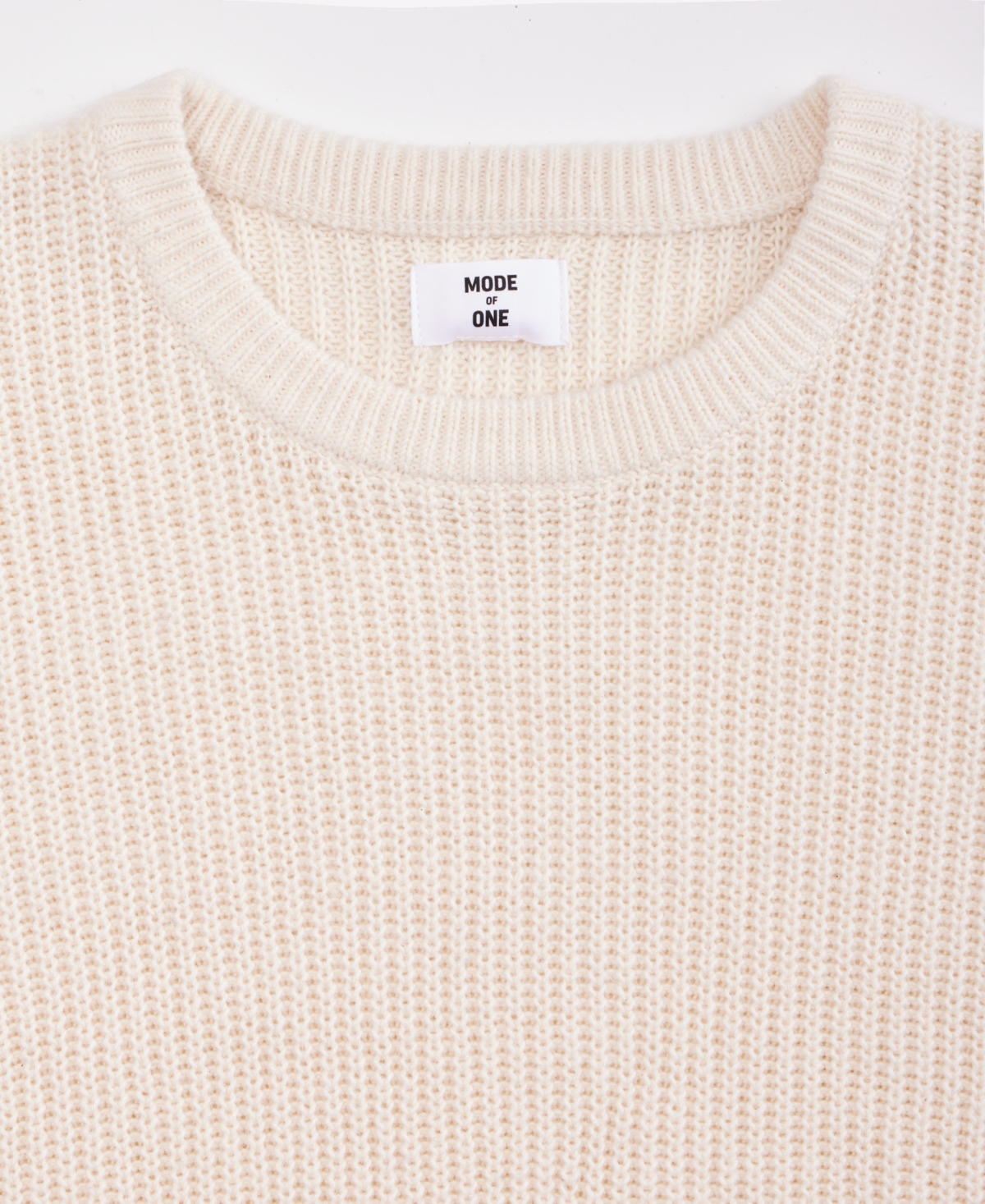 Mode Of One Men's Regular-fit Crewneck Sweater, Created For Macy's In White