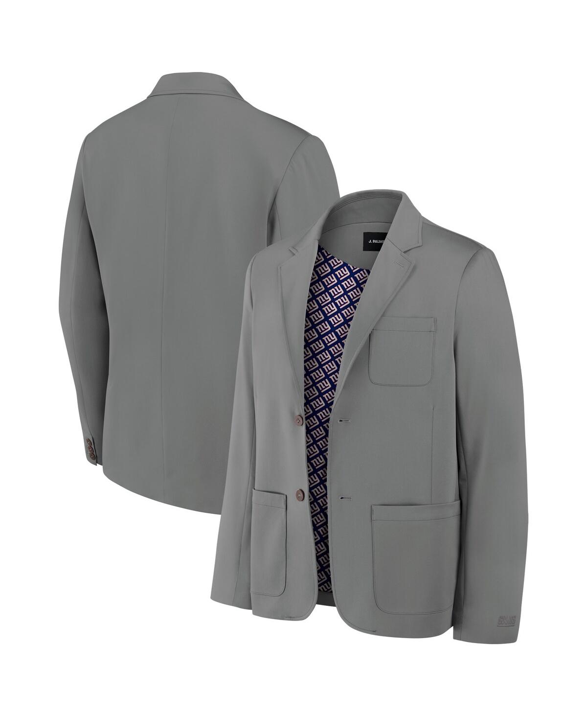 J. Palmer Men's Graphite New York Giants Man-in-motion Blazer In Gray