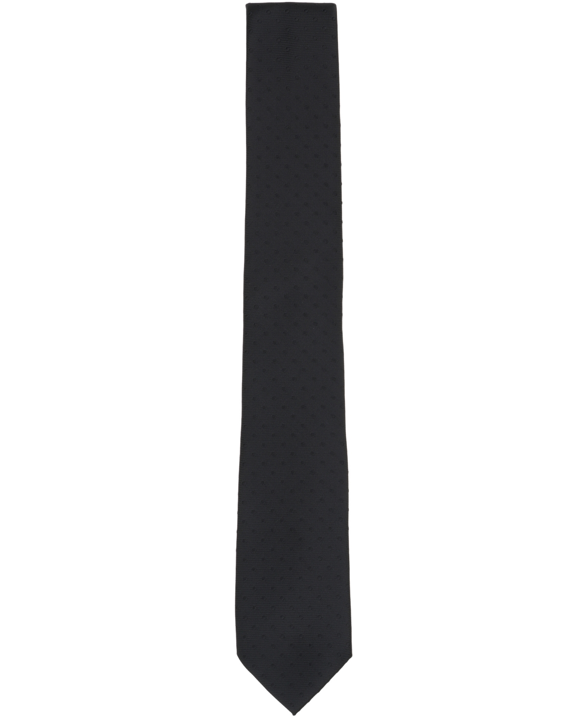 Bar Iii Men's Grove Solid Pattern Tie, Macy's Exclusive In Black