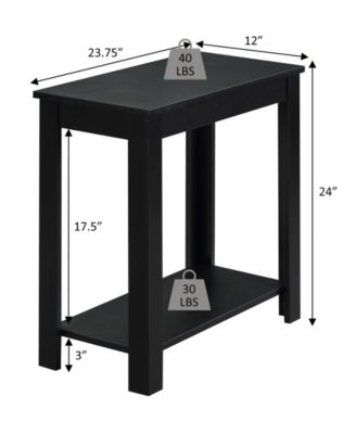 24" Wood Designs2Go Baja Chairside End Table