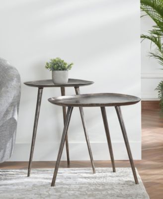 19" Bali Metal End Table