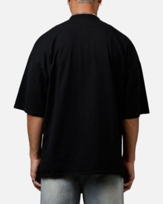 Men's Die Mock T-Shirt, Black - Medium