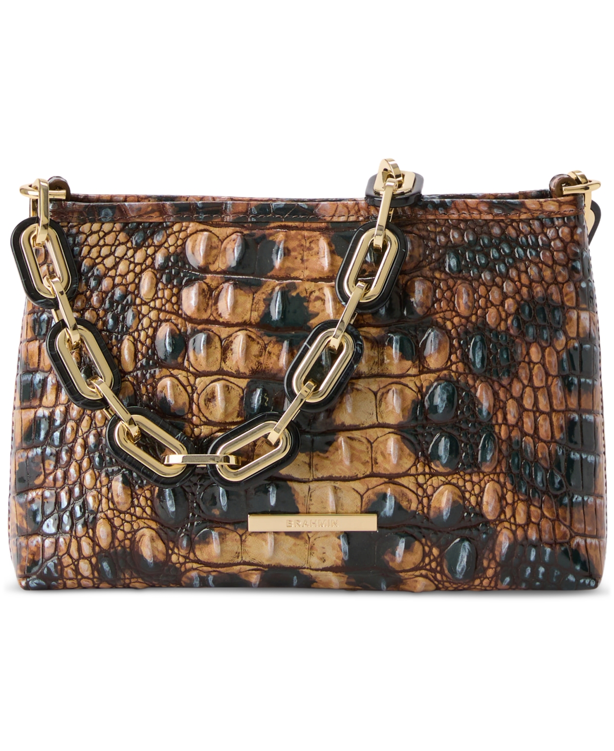 Brahmin Mod Small Leather Chain Shoulder Bag