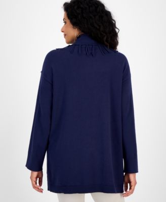 Petite Relaxed-Fit Cardigan Sweater