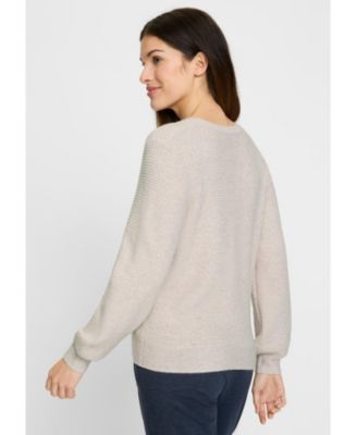 Women's Waffle Knit Pullover