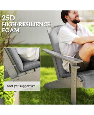 4PCS Adirondack Chair Cushion, Outdoor Chair Cushions,