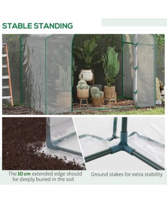 Portable Walk-in house, PVC Cover, Door, Top Vent,