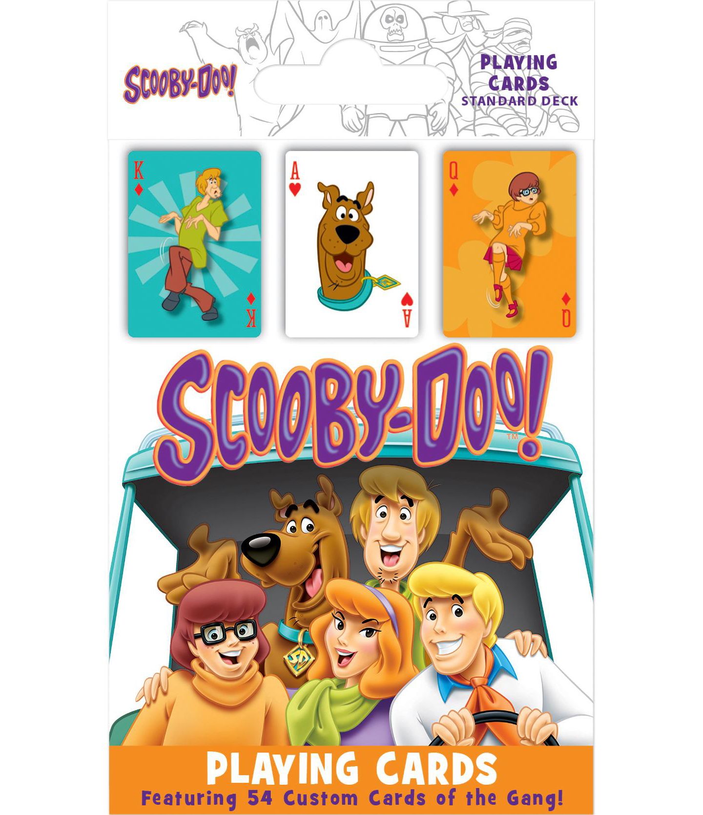 Детские игрушки Masterpieces Scooby-Doo! Playing Cards - 54 Card Deck — фото 1