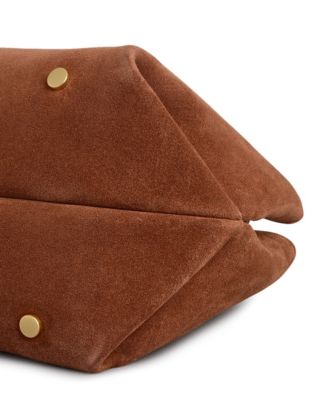 The Compton Suede Small Zip Top Grab Bag