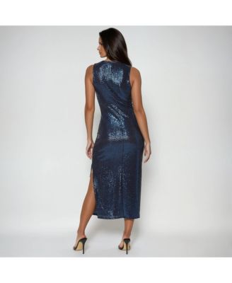 Women's Sequin Halter Dress