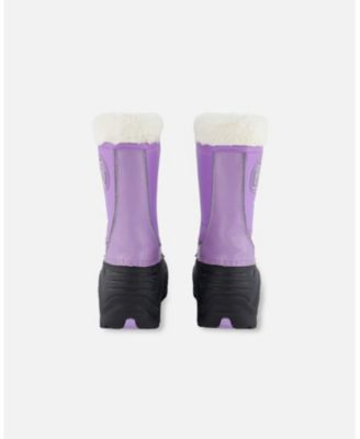 Girl Winter Boots Lavender with Removable Liner - Toddler|Child