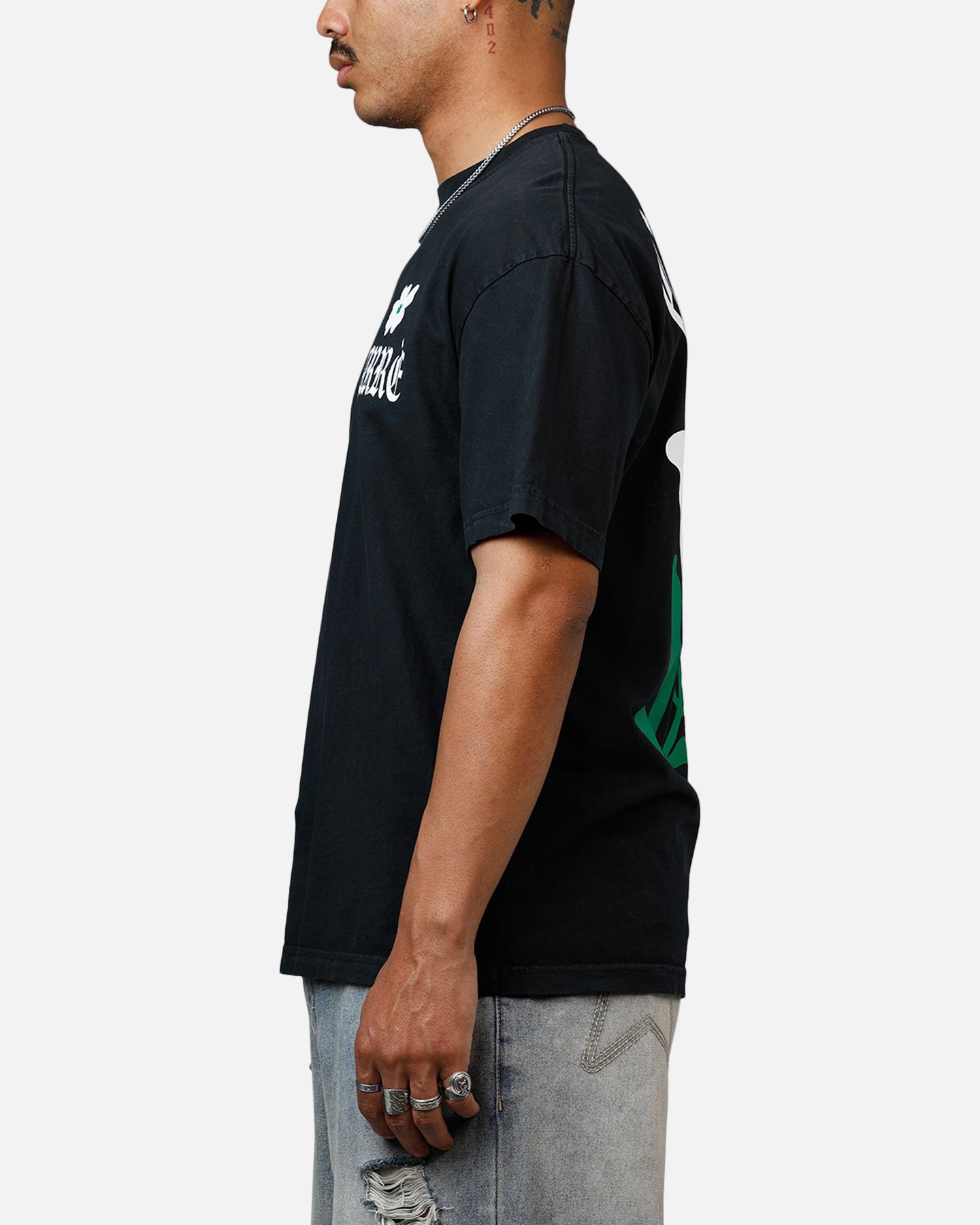 Мужская футболка CARRE Eternal Garden Heavyweight - Black Acidwash M, цвет: Чёрный — фото 6