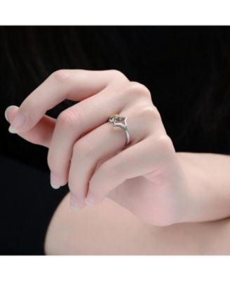 Two-Tone with Open Star Statement Ring